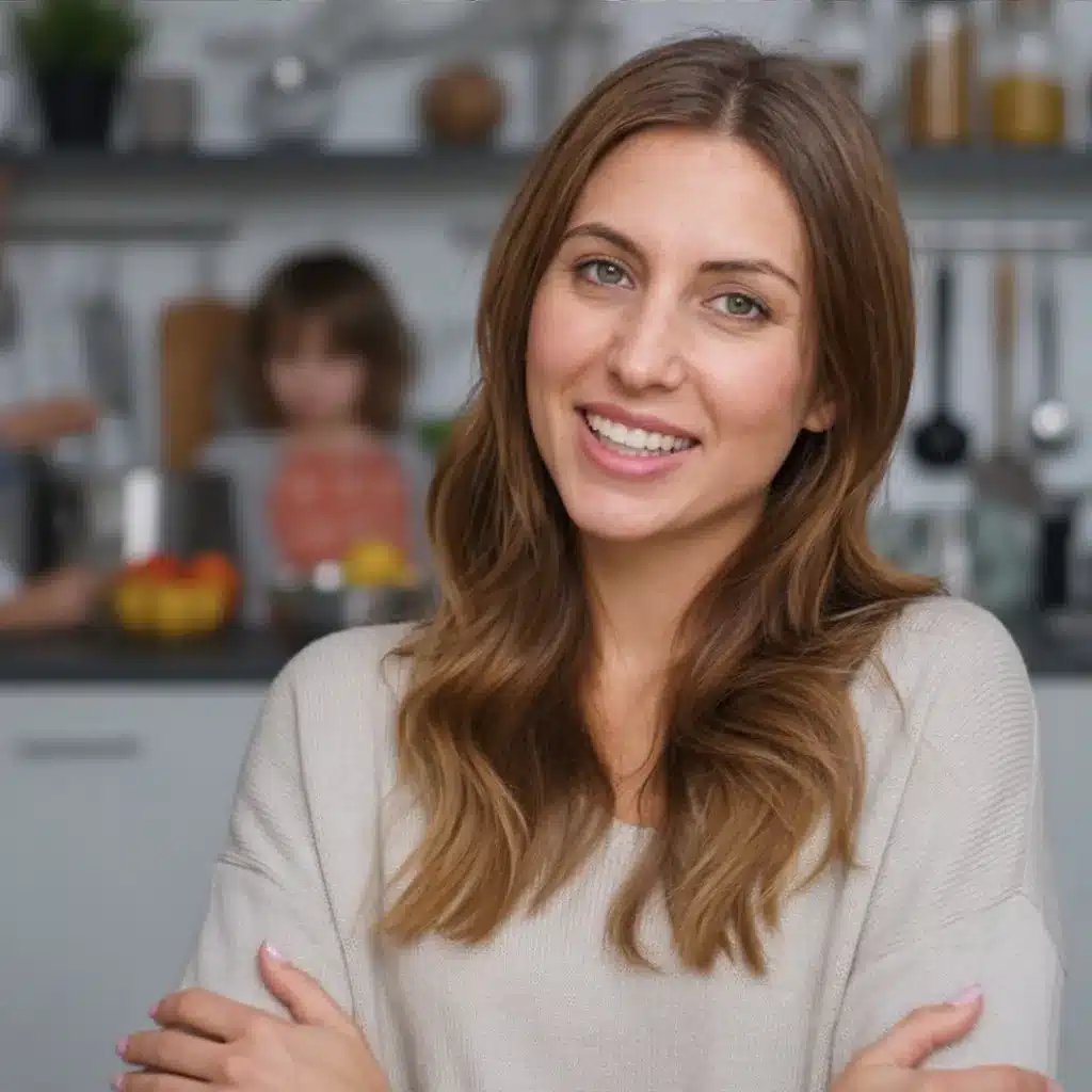 Portrait of Emily Poppy, founder of NumNumRecipes — a mom and recipe creator who develops easy recipes for kids and kid friendly recipes for real families